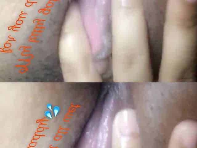 Excited teen rubs her soaked twat for dad