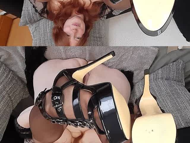 Squirt on My Black High Heels