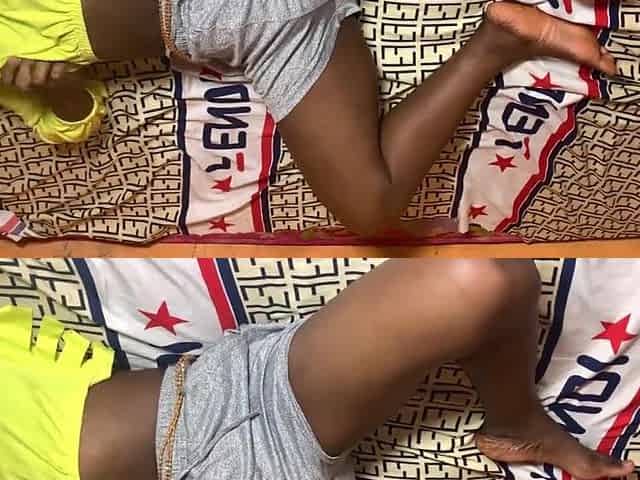 Youthful Afro Black Drilled in Her Nicker (HD)