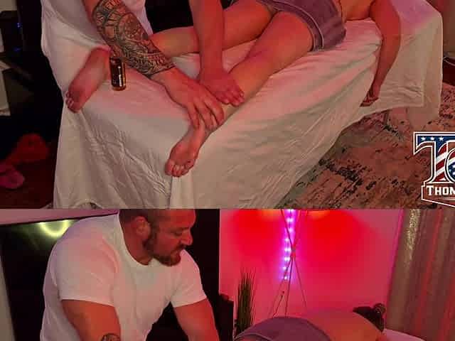 PAWG MILF Gets Fucked and Bred After Erotic Massage!