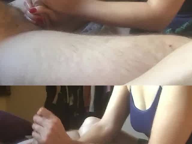 Her point of view , pov, tugjob