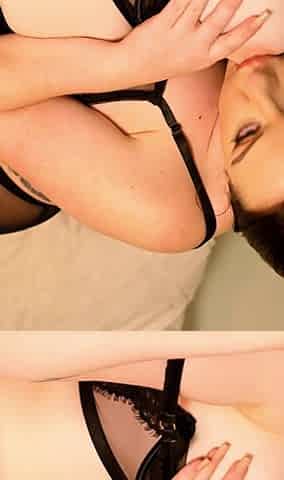 Lesbians in Stockings & Suspenders with Rebecca Louise
