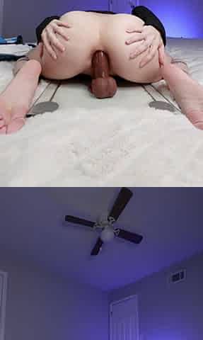 18yo Girl Stretches Her Tiny Butthole