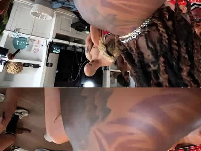 Brunette hottie amateur blowjob and sex with a huge dildo