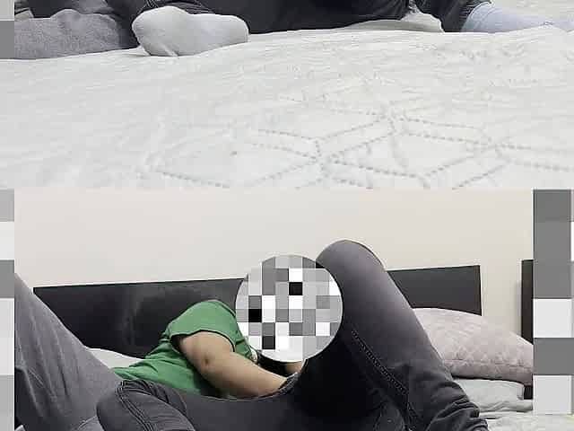We get romantic whilst watching Netflix, we kiss and screw with clothing