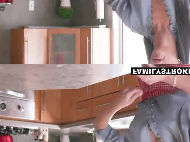 Big Tits Milf Stepmom Sex With Stepson In Front Of Stepdad In The Kitchen - Melissa Lynn And Jay Romero