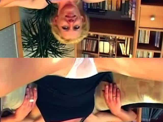Mature Blonde Prolapses Rosebud While Fingering Wet Hole