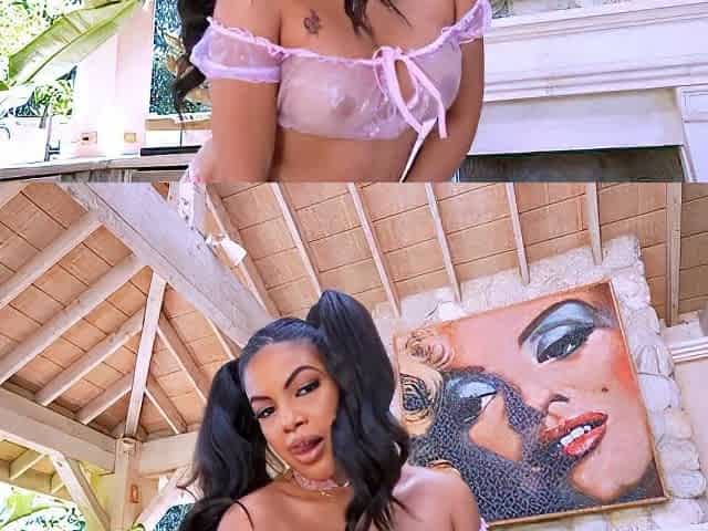 Staring at My Huge Tits?