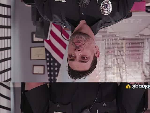 SPANKBANG GOLD - Cheating Sexy Cop Group-fucked By Whole Cop Vigour