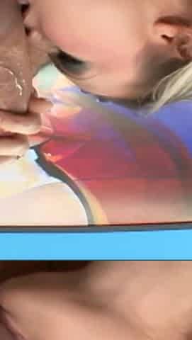 Sweet big ass blonde pounded hard in her wet pussy