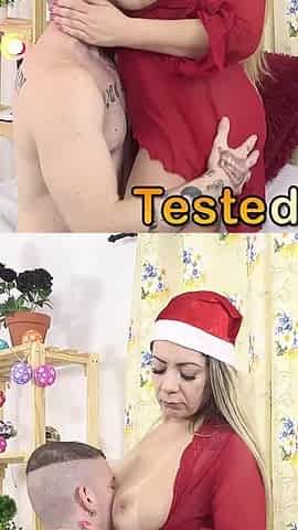 Special Christmas with Busty Stepmom