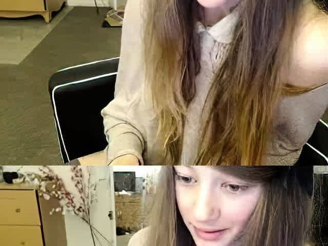 Emo teen on solo webcam masturbation