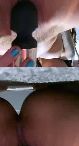 Stacked brunette goes solo toys and masturbation