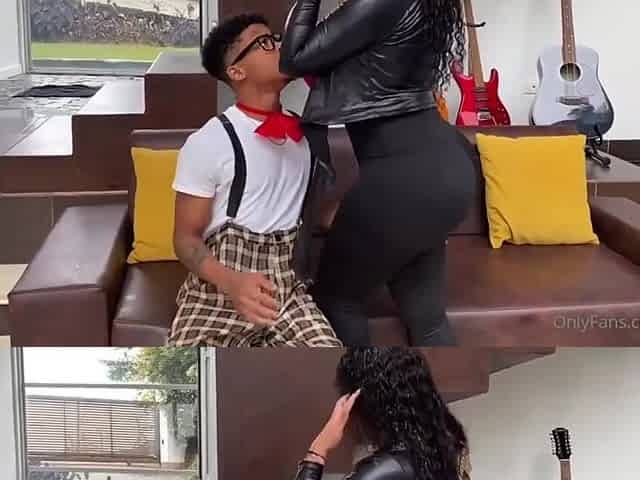 Chubby hispanic MILF crazy sex video