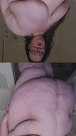 SSBBW Goddess Bathroom Strip and Catwalk