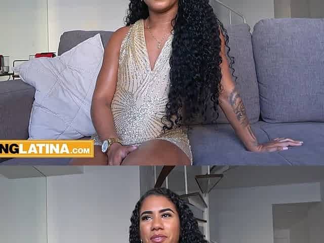 Big booty Brazilian babe enjoyed casting