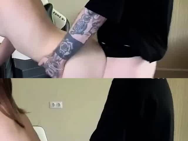 Hot teen babe with glasses get facial after hard pounding li