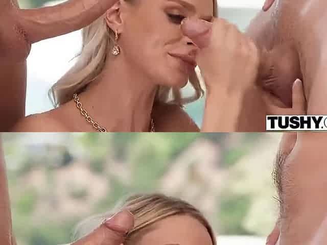 Rich Blonde Emma Gets Dped By Her Chef And Trainer