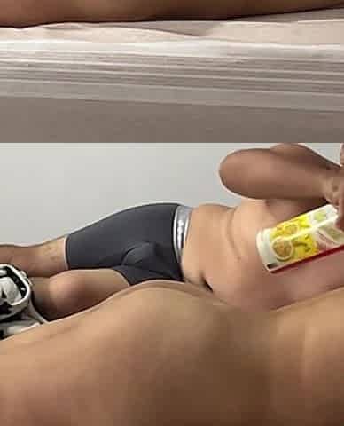 I Share a Bed with My Stepbrother and We End up in Deep Massage (fucked)