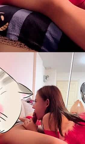 Amateur Teen Blowjob On Adult Webcam Show