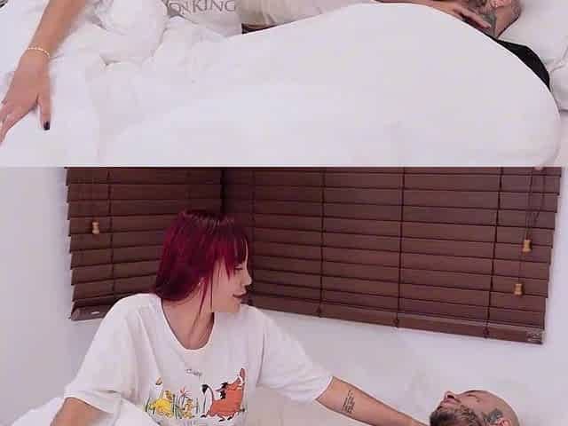 A SEXY NURSE ARRIVES AT HER PATIENT'S ABODE AND ENDS UP OVERSPREAD IN HIS LOAD - LA ROLA