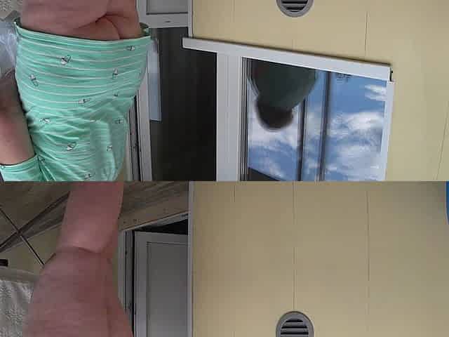 Mature Neighbor on the Balcony. I Watch Her Big Ass. PAWG.