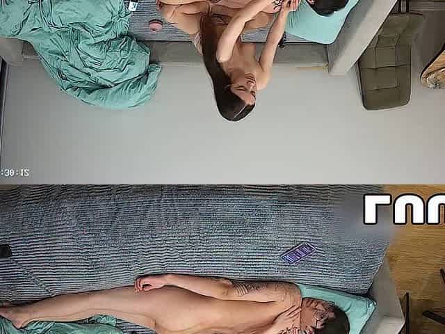 LUUV. The youthful pair, Xaner and Grossy, show their love throughout a massage in the bedroom