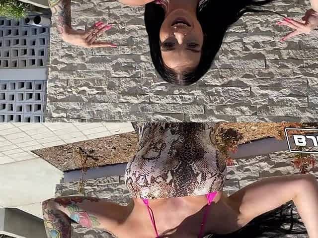 Payton Preslee use her giant titties and her sloppy throat to drain my balls