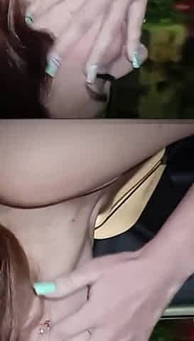 Night Walk Around Town and Anal Creampie with My Stepsister's Horny Slut Teen