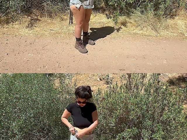 Pissy mamma outdoor hiking