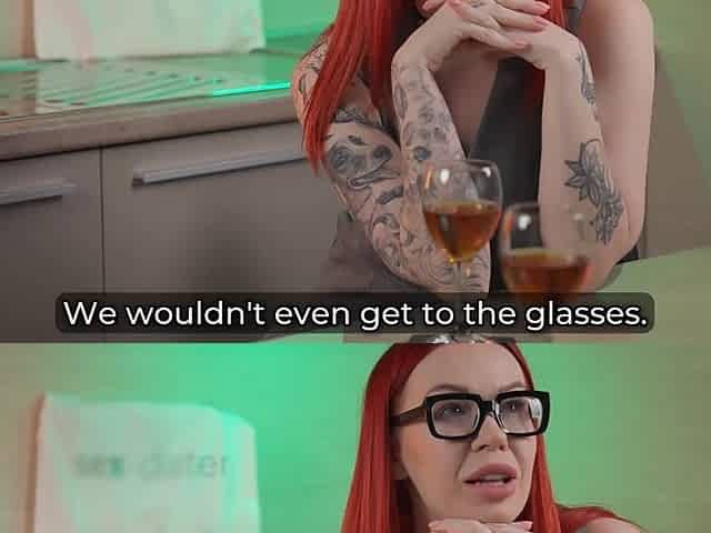Stepson plays truth or dare with his redhead stepmom for her pussy