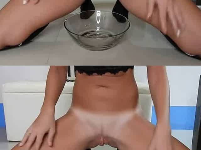 Blonde Amateur Squirts on Webcam with Toys