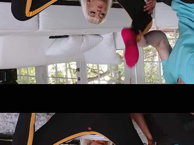 Sporty MILF got her well deserved pussy stretching