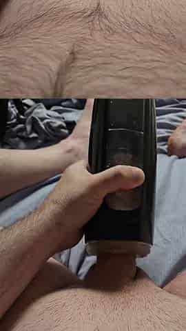 Wanking my jock hard with bawdy talk and spunk flow