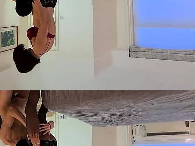 Brunette blowjob and hardcore copulate