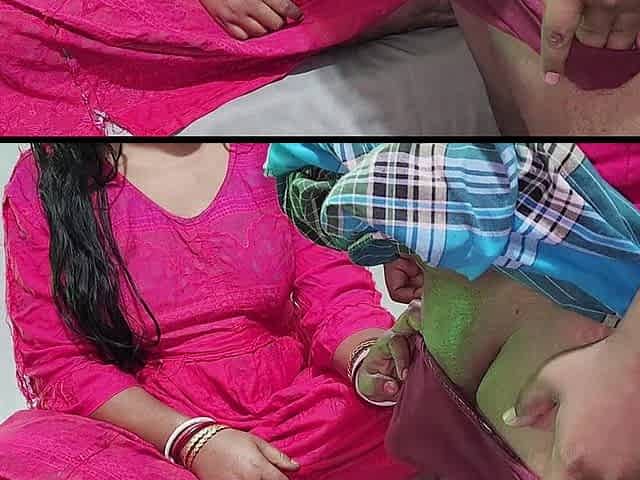 Stepsister and Stepbrother Shared Bed and Hard Rough Fuck