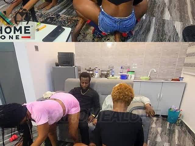 College Girls Invite Friends for Swinger Orgy Party in Their College Hostel.