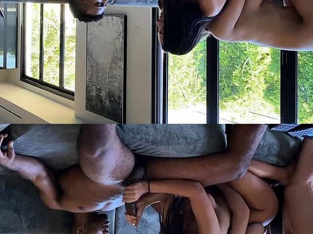 POV hardcore interracial blowjob