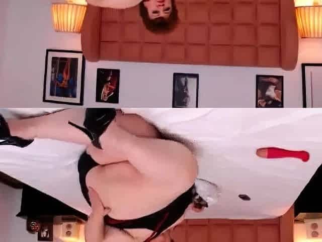 Redhead BBW MILF Plays with Sex Toy Solo on Webcam