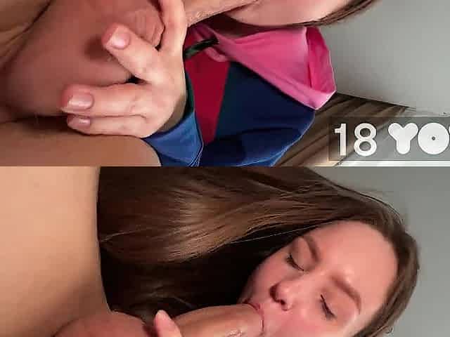 I ASKED MY STEPBROTHER TO BREAK MY BUTT WITH A LARGE PENIS