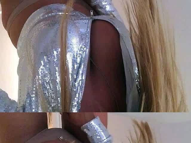 Blonde Natasha Marley with big boob