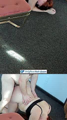Surprise Pigtail Pulling Hard Bang For Redhead