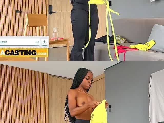 Petite Black Latina Anal Impaled In Casting