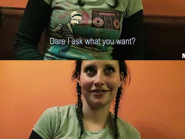 Arousing teen enjoys doggy style
