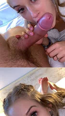 POV Handjob Blowjob cumshot compilation
