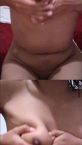 Indian Desi College Girl Flashing Boobs and Masturbating
