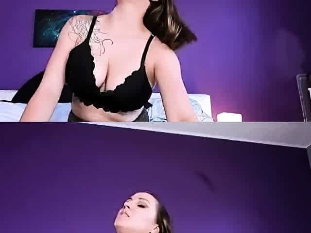 Sasha Foxxx - Caught Sniffing My Nylons & Jerked Off