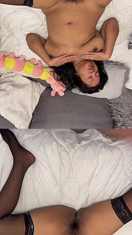 Indonesian Slut Lies Completely Naked