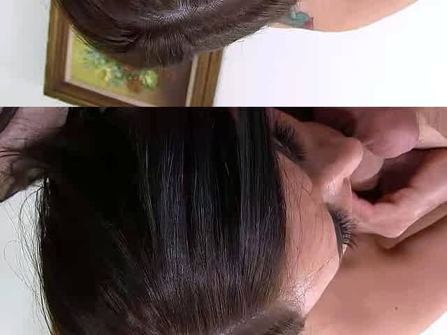 Big natural Bouncing Boobs Girl suprised by naked Boy