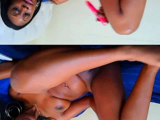 Sexy ma plays with a tight black pussy - tryebony